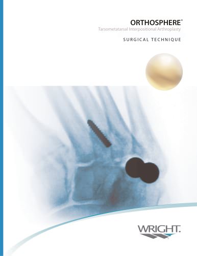 ORTHOSPHERE® Foot Surgical Technique ? SO036?103