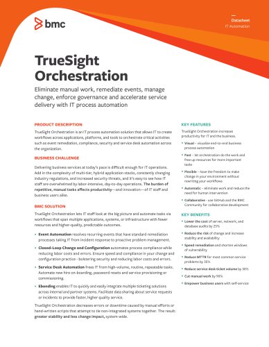 TrueSight Orchestration