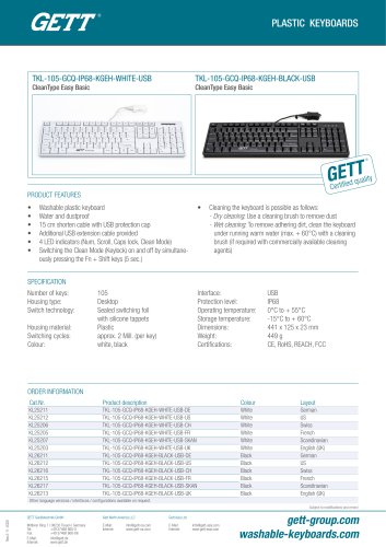 CleanType® Easy Basic in weiß