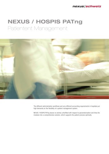 NEXUS / HOSPIS PATng Patient Management