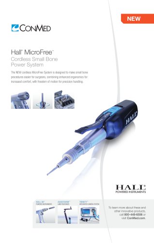 Hall®  MicroFree™ Cordless Small Bone Power System