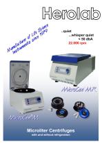 Microliter centrifuge MicroCen MR