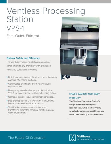 VPS-1 Ventless Processing Station