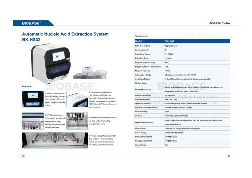 BIOBASE Nucleic Acid Extraction System-BKHS32