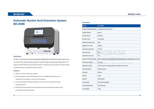 BIOBASE Nucleic Acid Extraction System-BKHS96