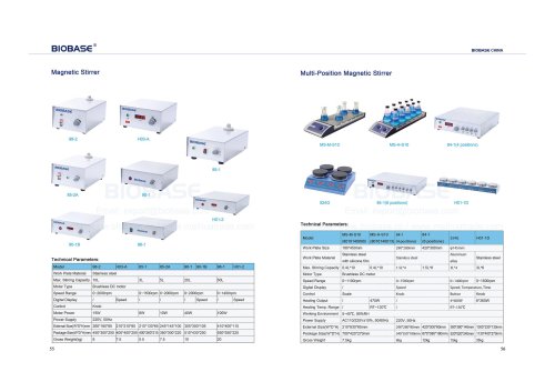 Magnetic Stirrer & Multi-Position Magnetic Stirrer