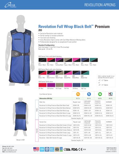 Revolution Full Wrap Black Belt Premium Datasheet