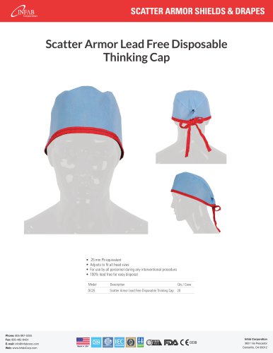 Scatter Armor Lead Free Disposable Thinking Cap