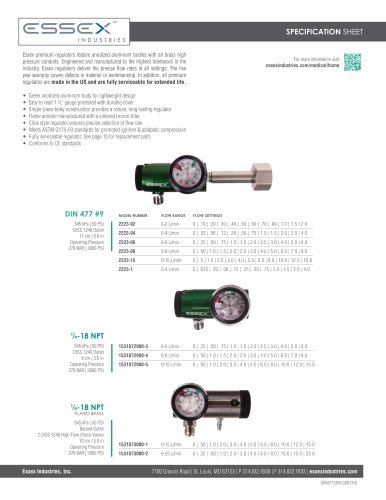 DIN 447/Universal Specification Sheet