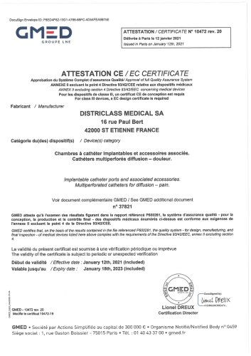 EC Certificate N°10472 rev.20