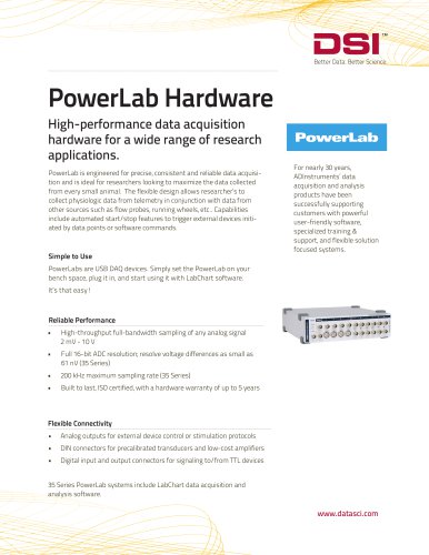 PowerLab Hardware
