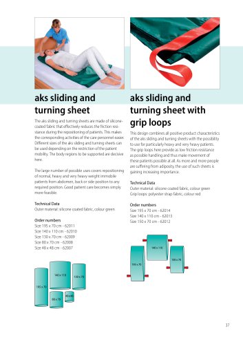 aks sliding and turning sheet