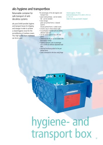 hygiene- und transportbox