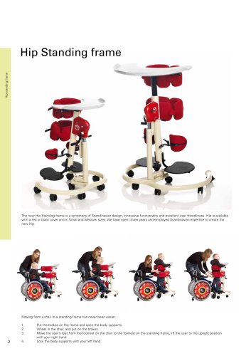 Hip standing frame