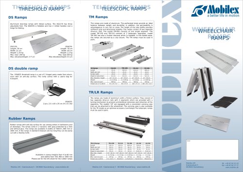 WHEELCHAIR RAMPS