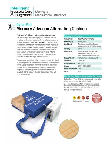 Dyna-Pad Mercury Advance Alternating Cushion