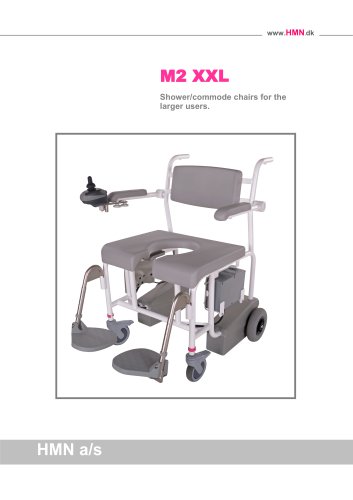 SHOWER/COMMODE CHAIR M2-EL-TIP WIDE