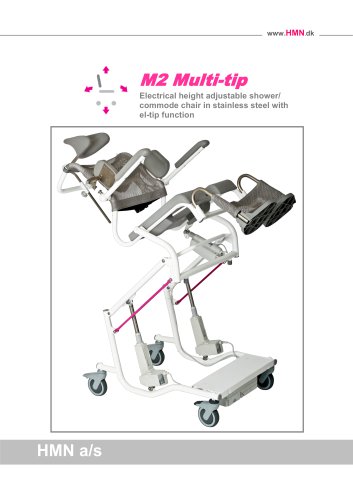 SHOWER/COMMODE CHAIR M2 MULTI-TIP