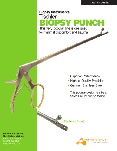 Tischler Biopsy Punch
