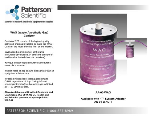 WAG CANISTER Brochure