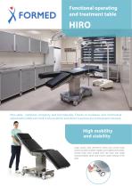 Functional operating and treatment table HIRO Functional operating and treatment table