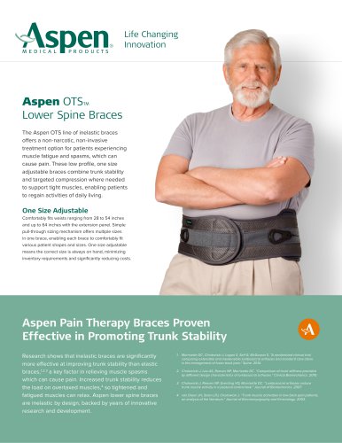 OTS™ Lower Spine Braces