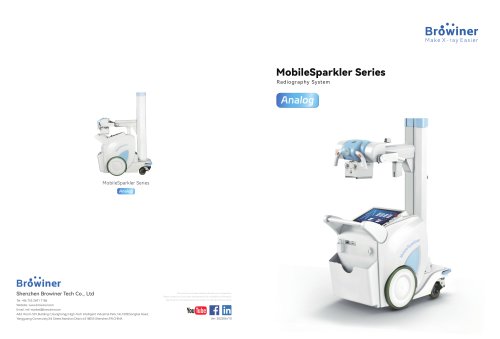 Browiner Mobile Digital Radiography unit MobileSparkler(Normal)