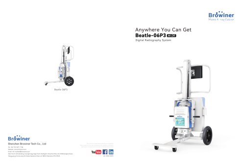 Digital mobile radiography unit  Beatle-06P3(MI DR)