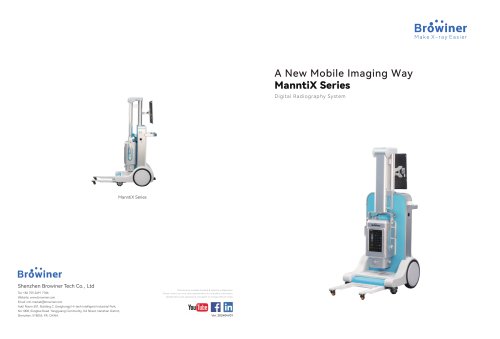 Digital mobile radiography unit ManntiX
