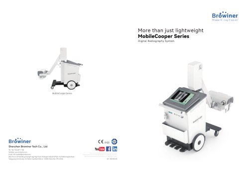 Digital mobile radiography unit MobileCooper