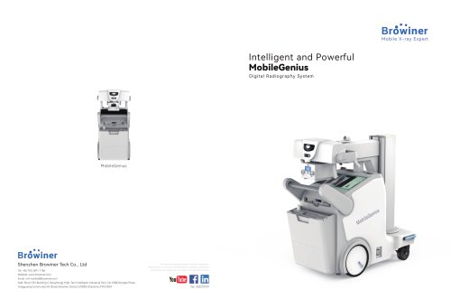 Digital mobile radiography unit  MobileGenius
