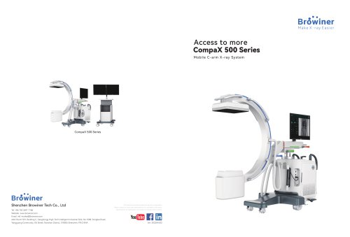Mobile C-arm CompaX 500 Series
