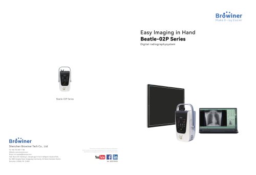 Portable radiography system Beatle-02P