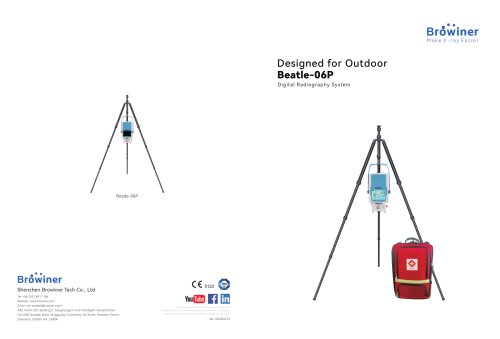 Portable radiography system Beatle-06P