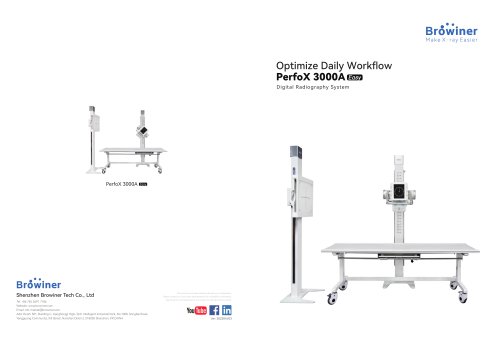 Radiography system PerfoX 3000 Easy