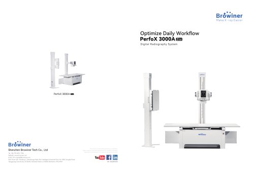 Radiography system PerfoX 3000 Eco