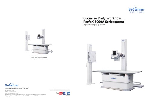 radiography system  with table PerfoX 3000 Premium