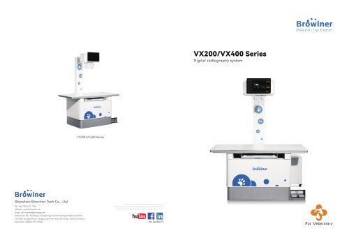 veterinary X-ray system VX200&VX400 Series