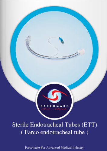 Sterile Endotracheal Tubes (ETT) ( Farco endotracheal tube )