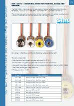 DIN 13260-2 terminal units for medical gases and vacuum