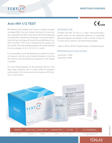 Anti-HIV 1/2 TEST