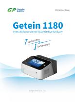 Getein 1180 POCT Immunofluorescence Analyzer