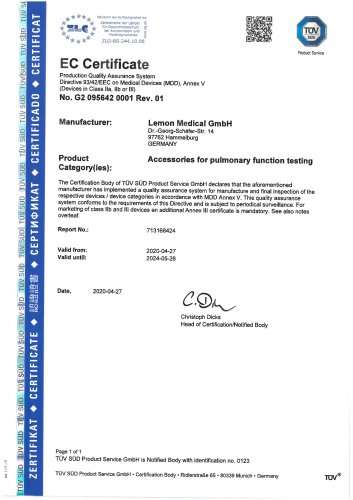 EC Certificate
