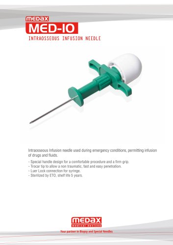 INTRAOSSEOUS INFUSION NEEDLE