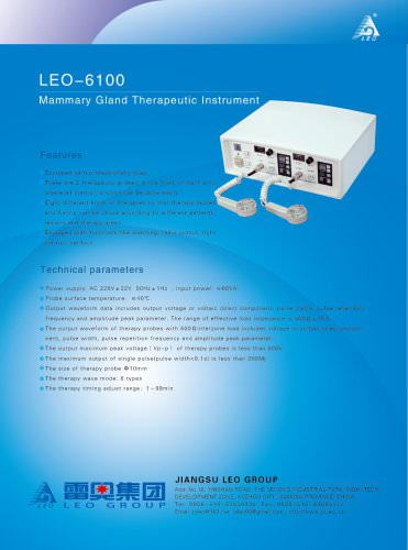 LEO-6100 Mammary-gland Therapeutic Instrument