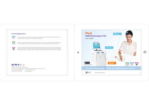 iPad sEMG Biofeedback FES I XFT-2003 |