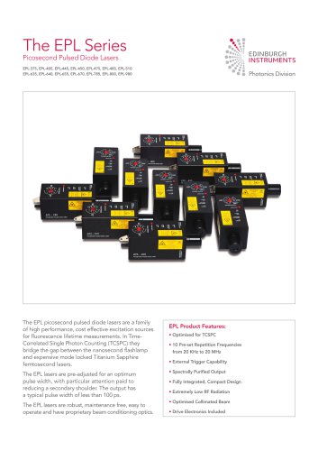 EPL Picosecond Pulsed Diode Laser