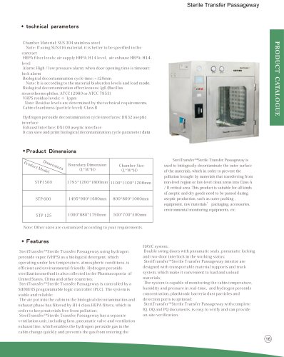 Tailin Sterile Transfer Cabinet