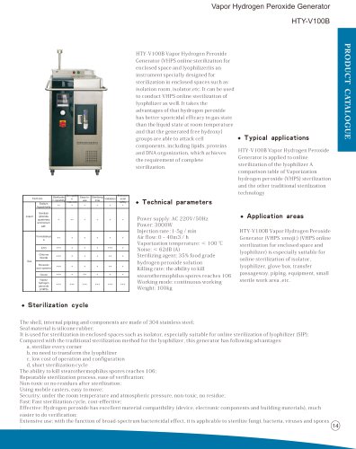 Tailin Vapor Hydrogen Peroxide (VHPS) Generator HTY-V100B