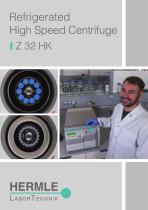 Refrigerated High Speed Centrifuge Z 32 HK